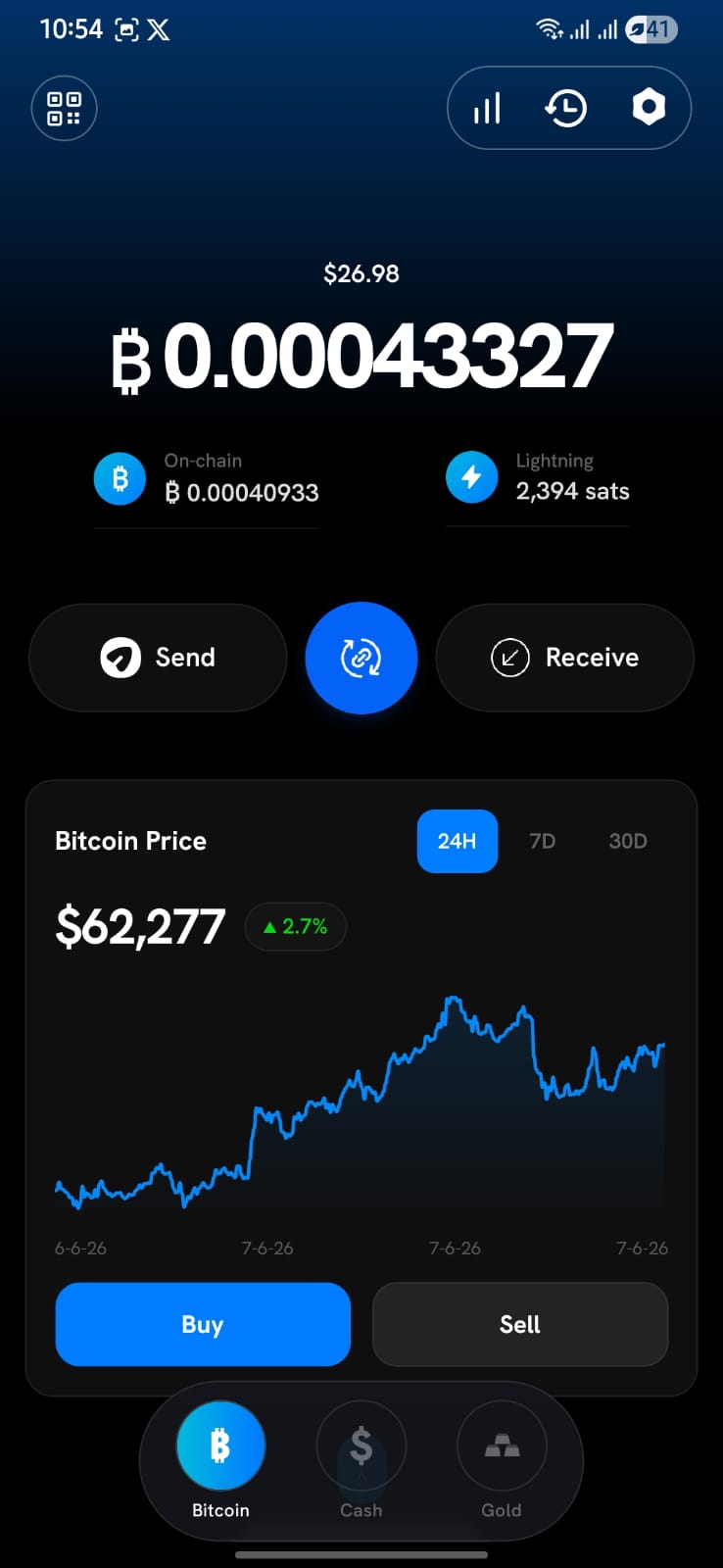 SwapSo asset screen